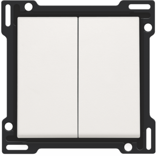 Клавиша двойная, белый