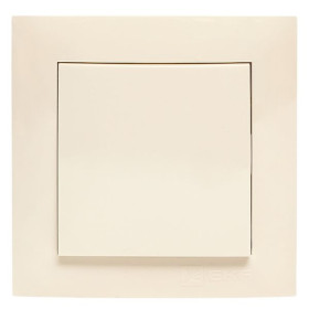 EKF Валенсия выключатель 1-кл. 10А кремовый перекрестный.