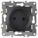 Розетка ЭРА Серия 12 12-2105-05 2P 16A-250В IP20 антрацит