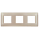 SKANDY Рамка 3-мест. SK-F03Sa песоч. IEK