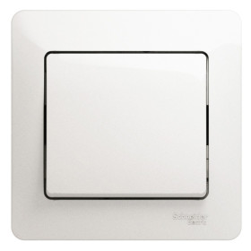 Systeme Electric Glossa Перламутр Выключатель 1-клавишный, сх.1, 10АХ (в сборе)