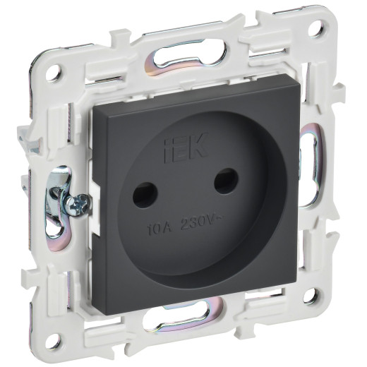 SKANDY Роз. без з/к с з/ш 10А SK-R01T титан IEK