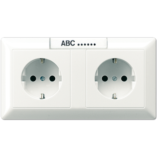 SCHUKO®-розетка для кабельных каналов 16 A / 250 B ~