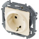 Розетка с заземлением - Legrand/Daccord Inspiria - без шторок 16А 250В винтовые зажимы - слоновая кость