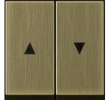 Gira S-55 Бронза Клавиша 2-ая жалюзийная