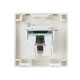 Розетка RJ45 кат. 5e, 2 модуля EKF