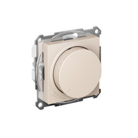 Systeme Electric AtlasDesign Беж Светорегулятор (диммер) повор-нажим, LED, RC, 400Вт, мех.
