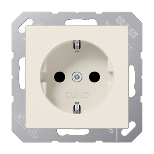 Штепсельная розетка SCHUKO 16A 250V~ слоновая кость