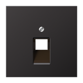 JUNG LS 990 Dark Накладка 1-ой наклонной ТЛФ/комп розетки