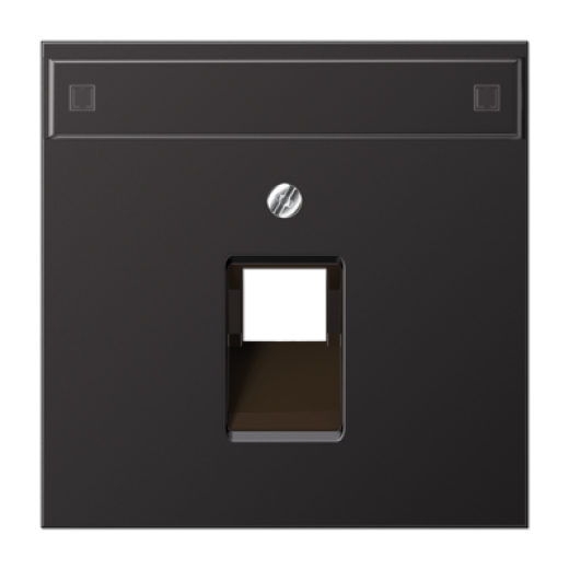 Крышка для ординарной телефонной и компютерной розетки UAE с полем для надписи