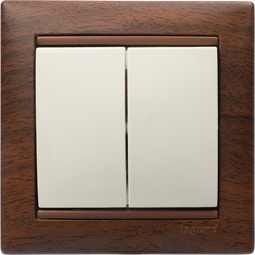 Рамка 1 пост - Legrand Valena - тонированное дерево