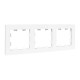 3 - местная рамка, белая, пластик Эпика EKF
