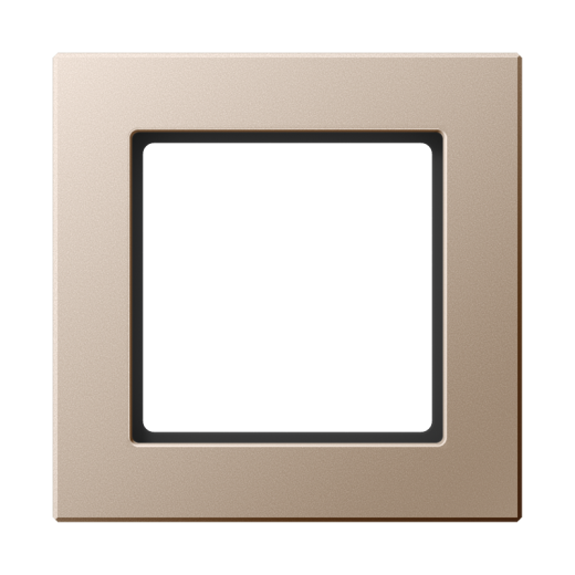 Рамка для вертикальной и горизонтальной установки, 1 пост, дюропласт, шампань, A CREATION