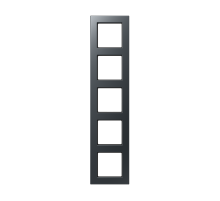 JUNG A550 Матовый антрацит Рамка 5-ая для вертикальной и горизонтальной установки