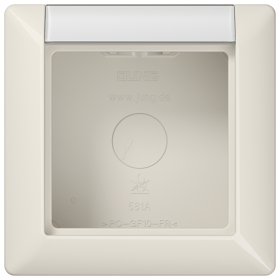 JUNG Коробка для накладного монтажа 1-кратная слоновая кость