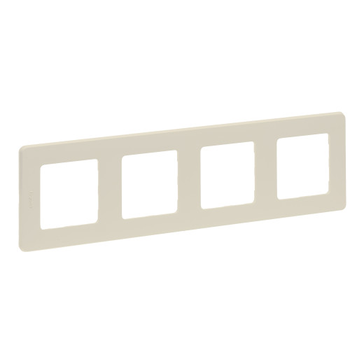 Рамка 4 поста - Legrand/Daccord Inspiria - слоновая кость