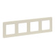 Рамка 4 поста - Legrand/Daccord Inspiria - слоновая кость