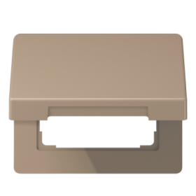 JUNG SL 500 Бронза Крышка откидная для розеток и изделий 50х50