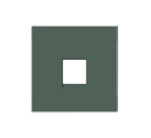 ABB SKY Комодоро Накладка для телекоммуникационных розеток типа 8117... и/или 8118...