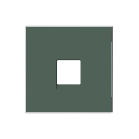 ABB SKY Комодоро Накладка для телекоммуникационных розеток типа 8117... и/или 8118...