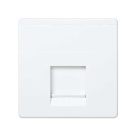 Simon 27 Мех Белый Адаптер на 1 RJ45(12) 75528-, 75540-, 75541-, 75544-39, широкий, шторки