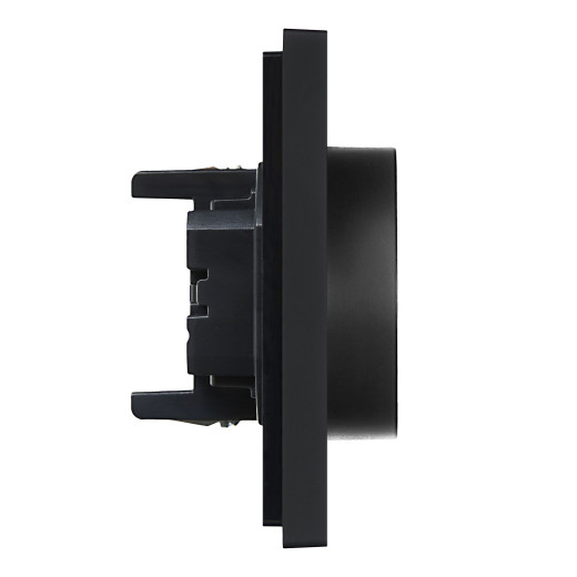 FORTE&PIANO Роз. 2-я с з/к без з/ш б/к 16А FP124 чер. IEK