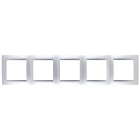 Simon 15 Алюминий Рамка 5-ая