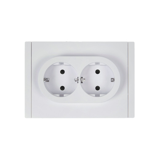 FORTE&PIANO Роз. 2-я с з/к з/ш б/к 16А FP223 бел. IEK