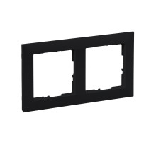 Legrand/Daccord SUNO Антрацит Рамка декоративная универсальная 2-постовая.