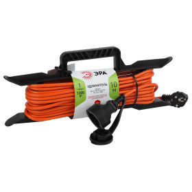 ЭРА Удлинитель силовой UFx-1e-3x0.75-10m на рамке c заземлением 1 розетка 10м ПВС 3x0.75мм2