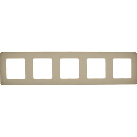 Legrand/Daccord INSPIRIA Шампань Рамка - 5 постов.