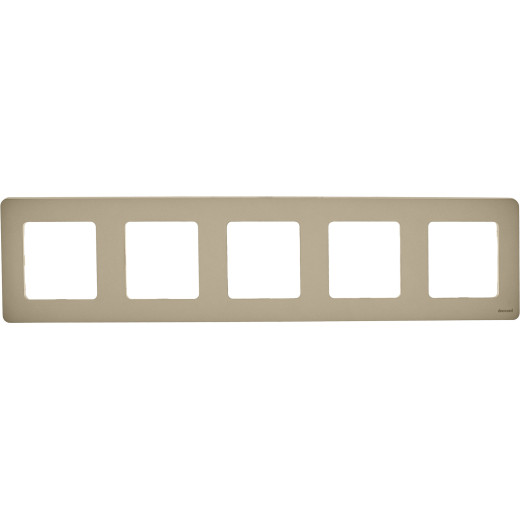 Рамка 5 постов - Legrand/Daccord Inspiria - шампань