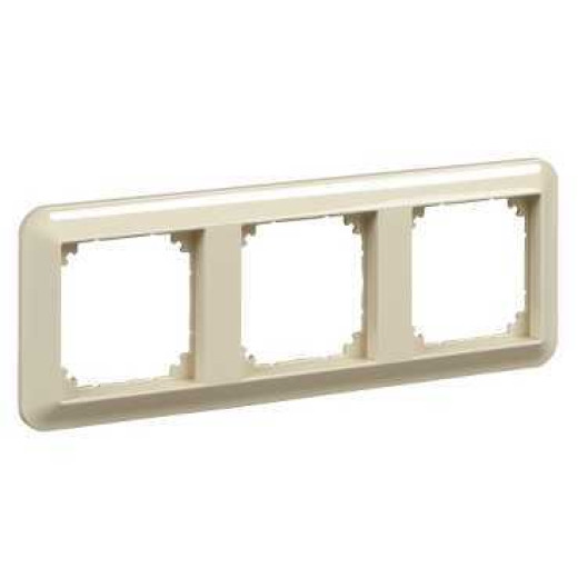 Рамка 3-поста, беж