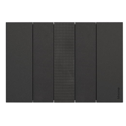 LIVING NOW. Декоративная рамка 3 модуля.Цвет Черный.