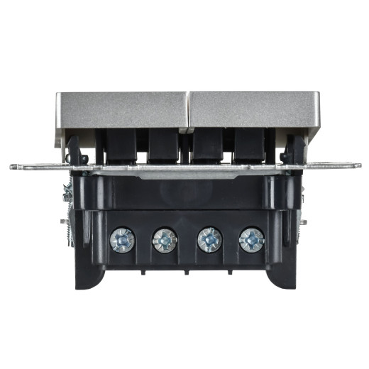 BRITE Выключ. 2-кл. перекр. 10А ВС10-2-3-БрА алюм. IEK