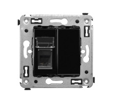 DKC Avanti Телефонная розетка RJ-12 в стену одинарная, 