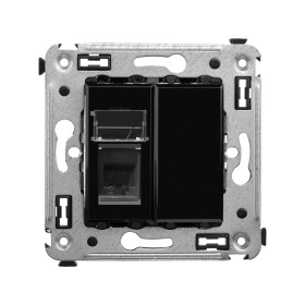 DKC Avanti Телефонная розетка RJ-12 в стену одинарная, 