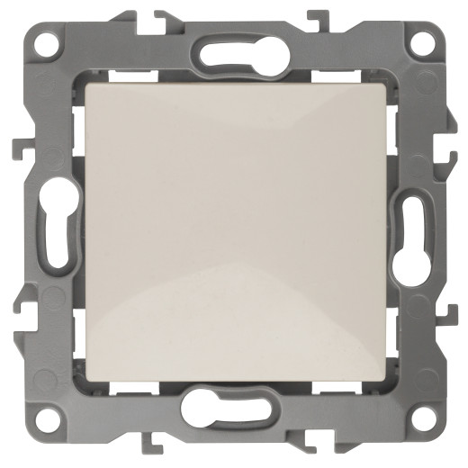 12-1101-02 ЭРА Выключатель, 10АХ-250В, IP20, Эра12, слоновая кость (10/100/3200)