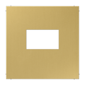 JUNG Плата для USB-зарядных устройств без видимого винта; металл; латунь Classic
