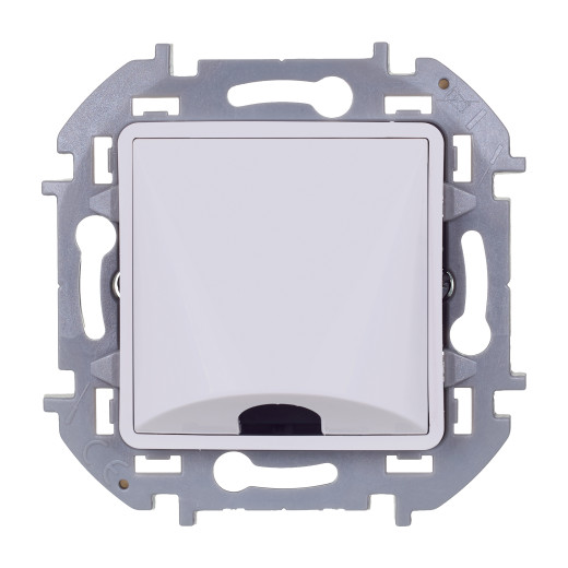 Вывод кабеля IP21 - Legrand/Daccord Inspiria - с зажимом для кабеля - белый