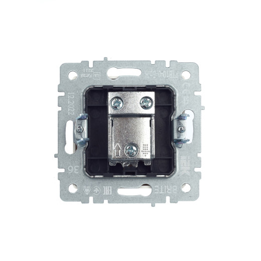 BRITE Роз. TV проходная РТВ10-0-БрЖ жемч. IEK