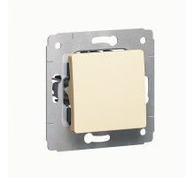 Legrand Cariva Крем Выключатель кнопочный.