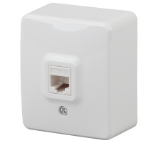 ЭРА Розетка Эксперт 11-3203-01 информационная RJ45 ОУ IP20 белый