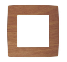 ЭРА 12-5001-09 Рамка на 1 пост, Эра12, дуб (20/200/6400)
