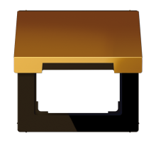 JUNG LS 990 Золото Крышка для розеток и изделий с платой 50х50мм