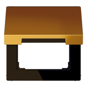 JUNG LS 990 Золото Крышка для розеток и изделий с платой 50х50мм