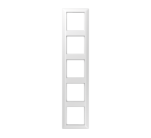 JUNG AS 500 Белая Рамка 5-ая ударопрочная