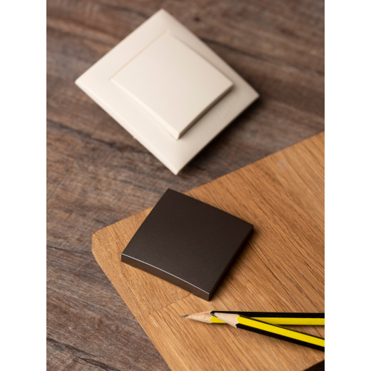 Валенсия лицевая панель выключателя 1-кл. 10А графит EKF PROxima