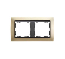 Simon 82 Шампань/Графит Рамка 2-ая