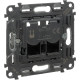 Valena IN'MATIC.Информационная розетка двойная RJ45 Кат.5е UTP